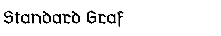 Standard Graf font